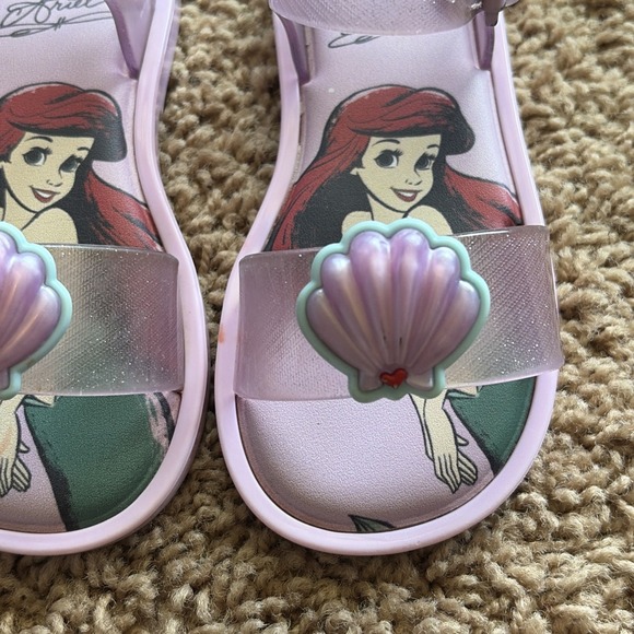 Mini Melissa Disney Mar Sandal Princess Ariel Little Mermaid Sandals Shoes 8 - Picture 3 of 16